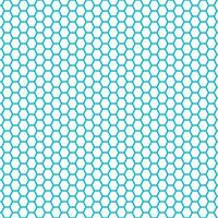 Seamless pattern of blue hexagon on white background for web, print, textile, wallpaper, gift wrapping paper and other. vector