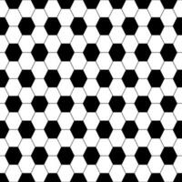 Football pattern background consists of white and black colors. vector