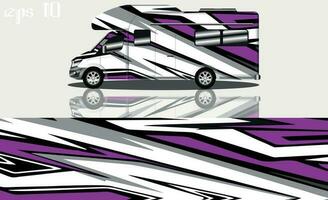 camper car wraps vector