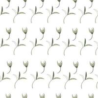 Free vector seamless pattern of leaves for textile