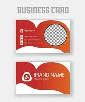 Modern and clean professional business card template, Business Card Design vector