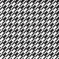 Black and white pattern adapted from houndstooth pattern, seamless pattern. vector