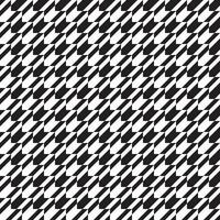 Black and white pattern adapted from houndstooth pattern, seamless pattern. vector