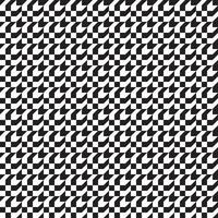 Black and white pattern adapted from houndstooth pattern, seamless pattern. vector