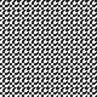 Black and white pattern adapted from houndstooth pattern, seamless pattern. vector