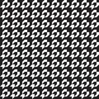 Black and white pattern adapted from houndstooth pattern, seamless pattern. vector