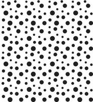 Random Dots Seamless Pattern vectors, black and white. vector