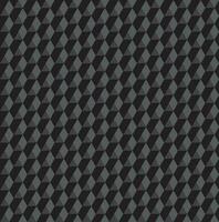 Geometric seamless pattern, black and white background, vector illustration.