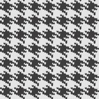 Black and white pattern adapted from houndstooth pattern, seamless pattern. vector