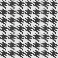 Black and white pattern adapted from houndstooth pattern, seamless pattern. vector