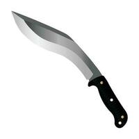 Kukri Blade from Nepal Gurkha Vector illustration