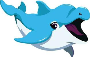 Shark Free Vector Illustration Design,