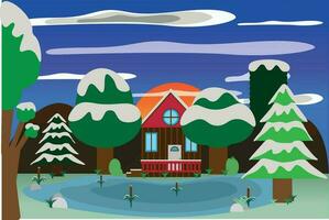 Scenery Season All vector