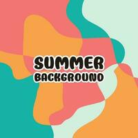 Awesome abstract pattern summer background colorful vector design for banners greeting cards post