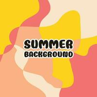 Awesome abstract pattern summer background colorful vector design for banners greeting cards post