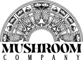 Trippy magic mushroom intricate mandala geometry silhouette  vector illustrations for your work logo, merchandise t-shirt, stickers and label designs, poster, greeting cards advertising business