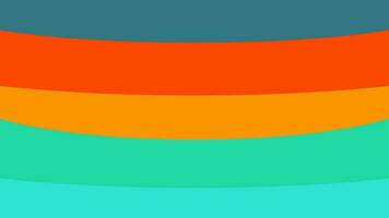 Orange green blue Simple clean multicolored curve abstract background illustration vector