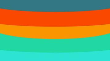 Orange green blue Simple clean multicolored curve abstract background illustration vector