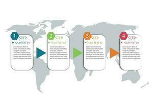 infografia diseño concepto con 5 5 pasos o opciones vector