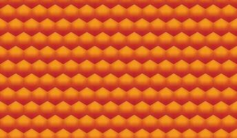 Seamless geometric hexagonal background. High quality orange hex background for textile or poster vector