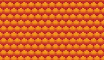 sin costura geométrico hexagonal antecedentes. alto calidad naranja maleficio antecedentes para textil o póster vector