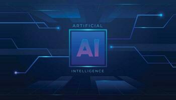 Premium Vector Artificial Intelligence Technology High Quality Background