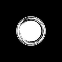 Zen Circle Icon Symbol. Aesthetic Circle Shape for Logo, Art Frame, Art Illustration, Website or Graphic Design Element. Vector Illustration