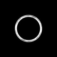 Zen Circle Icon Symbol. Aesthetic Circle Shape for Logo, Art Frame, Art Illustration, Website or Graphic Design Element. Vector Illustration