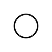 Zen Circle Icon Symbol. Aesthetic Circle Shape for Logo, Art Frame, Art Illustration, Website or Graphic Design Element. Vector Illustration