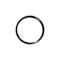 Zen Circle Icon Symbol. Aesthetic Circle Shape for Logo, Art Frame, Art Illustration, Website or Graphic Design Element. Vector Illustration