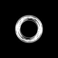 Zen Circle Icon Symbol. Aesthetic Circle Shape for Logo, Art Frame, Art Illustration, Website or Graphic Design Element. Vector Illustration