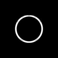 Zen Circle Icon Symbol. Aesthetic Circle Shape for Logo, Art Frame, Art Illustration, Website or Graphic Design Element. Vector Illustration