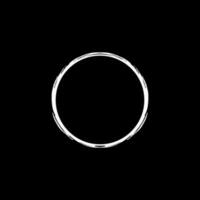 Zen Circle Icon Symbol. Aesthetic Circle Shape for Logo, Art Frame, Art Illustration, Website or Graphic Design Element. Vector Illustration