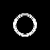 Zen Circle Icon Symbol. Aesthetic Circle Shape for Logo, Art Frame, Art Illustration, Website or Graphic Design Element. Vector Illustration