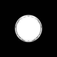 Zen Circle Icon Symbol. Aesthetic Circle Shape for Logo, Art Frame, Art Illustration, Website or Graphic Design Element. Vector Illustration