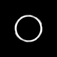 Zen Circle Icon Symbol. Aesthetic Circle Shape for Logo, Art Frame, Art Illustration, Website or Graphic Design Element. Vector Illustration