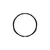 Zen Circle Icon Symbol. Aesthetic Circle Shape for Logo, Art Frame, Art Illustration, Website or Graphic Design Element. Vector Illustration
