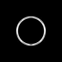 Zen Circle Icon Symbol. Aesthetic Circle Shape for Logo, Art Frame, Art Illustration, Website or Graphic Design Element. Vector Illustration