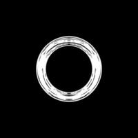 Zen Circle Icon Symbol. Aesthetic Circle Shape for Logo, Art Frame, Art Illustration, Website or Graphic Design Element. Vector Illustration