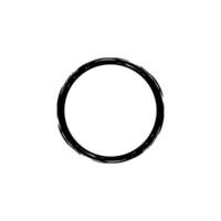 Zen Circle Icon Symbol. Aesthetic Circle Shape for Logo, Art Frame, Art Illustration, Website or Graphic Design Element. Vector Illustration