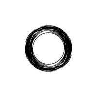 Zen Circle Icon Symbol. Aesthetic Circle Shape for Logo, Art Frame, Art Illustration, Website or Graphic Design Element. Vector Illustration