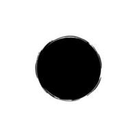 Zen Circle Icon Symbol. Aesthetic Circle Shape for Logo, Art Frame, Art Illustration, Website or Graphic Design Element. Vector Illustration