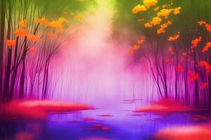 Abstract background that captures the essence of tranquility and serenity photo