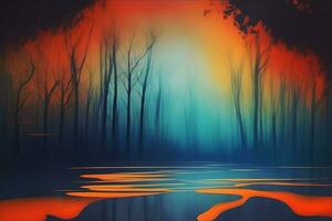 Abstract background that captures the essence of tranquility and serenity photo