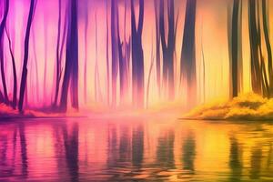 Abstract background that captures the essence of tranquility and serenity photo