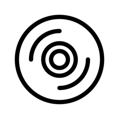Disk Icon Vector Symbol Design Illustration