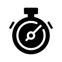 hora icono vector símbolo diseño ilustración