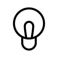 Lightbulb Icon Vector Symbol Design Illustration