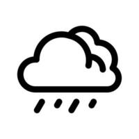 pesado lluvia icono vector símbolo diseño ilustración