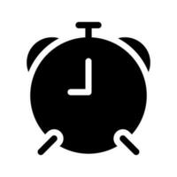 alarma reloj icono vector símbolo diseño ilustración